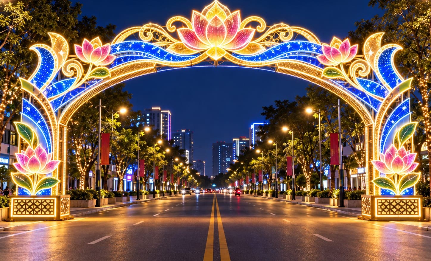 Cổng chào Đèn LED nghệ thuật