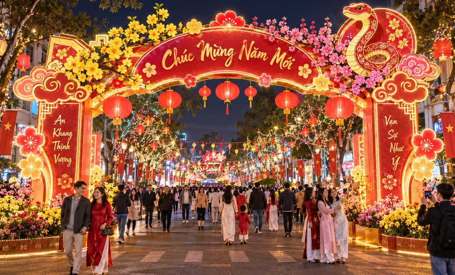 Cổng chào Lễ Tết (Xuân / Năm mới)